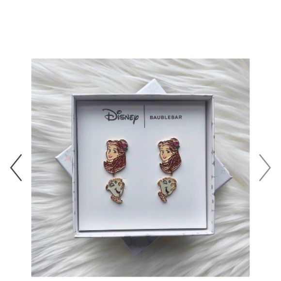 BaubleBar Accessories - BaubleBar Disney Enamel Pin Set Disney Beauty and the Beast